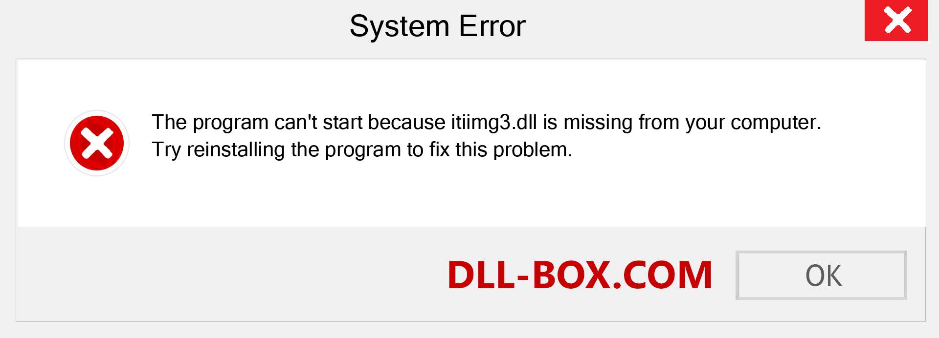  itiimg3.dll file is missing?. Download for Windows 7, 8, 10 - Fix  itiimg3 dll Missing Error on Windows, photos, images
